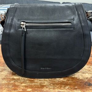 RUDSAK Black Crossbody Bag with Silver Accents